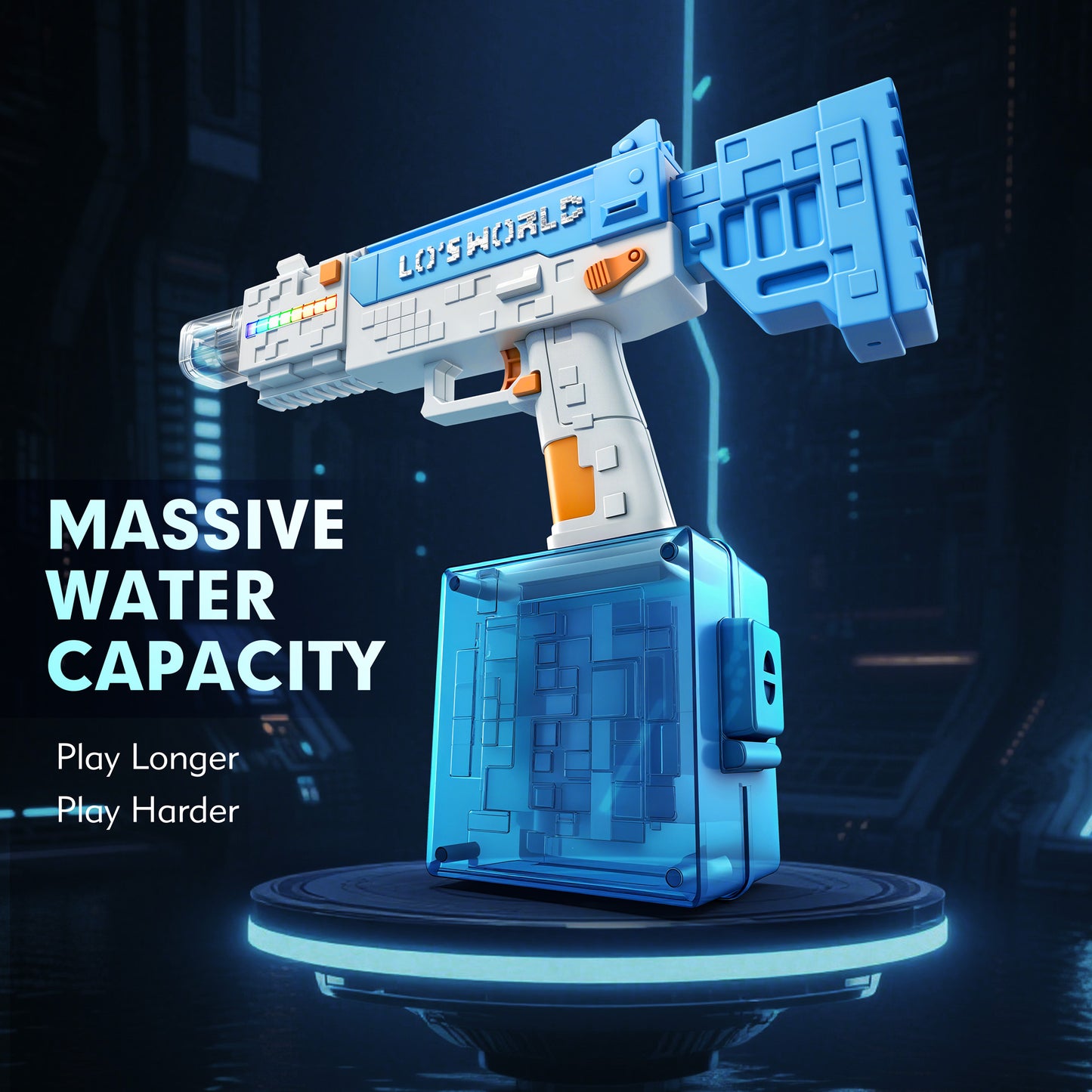 2025 new Mosaic Super Large Capacity Automatic Water gun