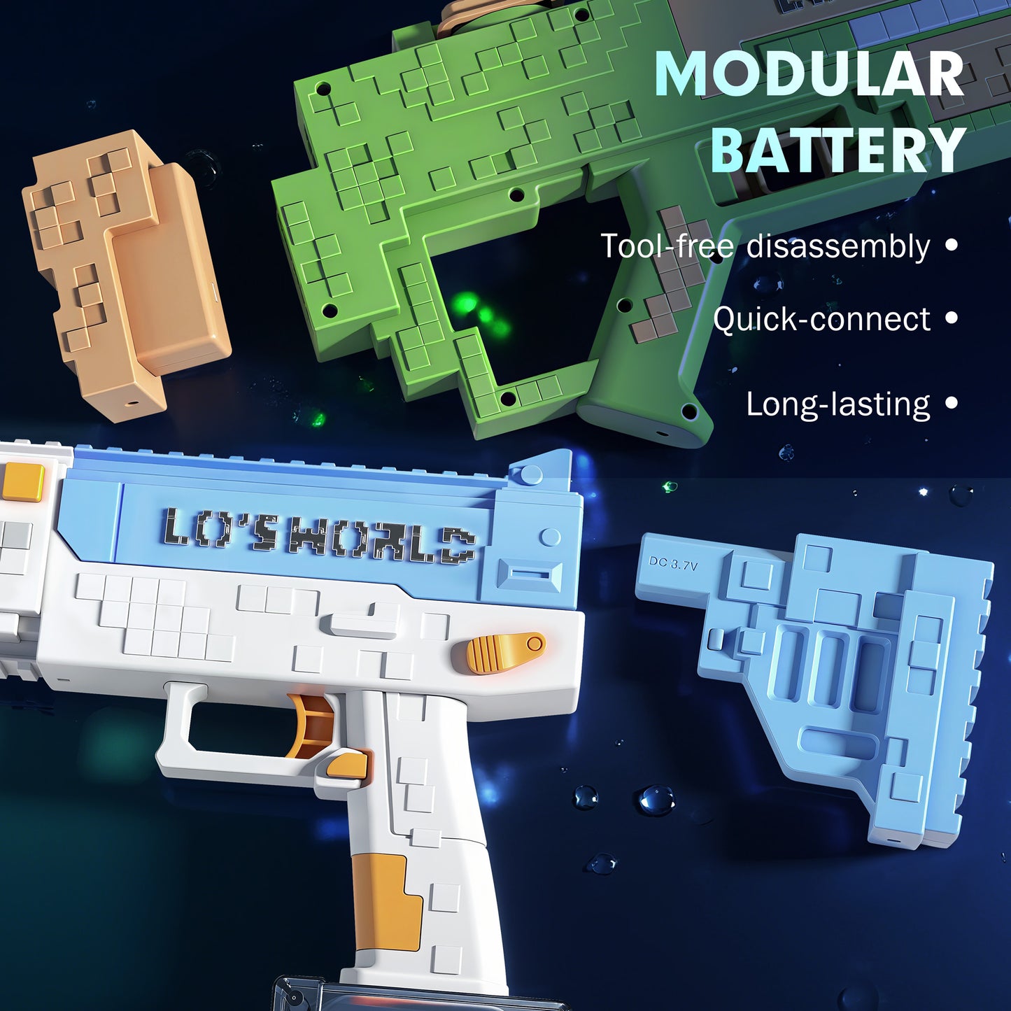2025 new Mosaic Super Large Capacity Automatic Water gun