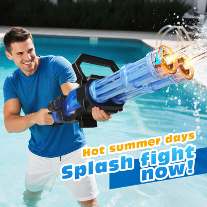 Double-barreled Gatling electric toy water gun