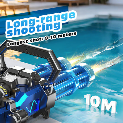Double-barreled Gatling electric toy water gun
