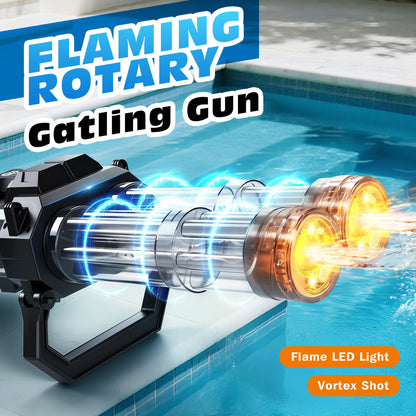 Double-barreled Gatling electric toy water gun